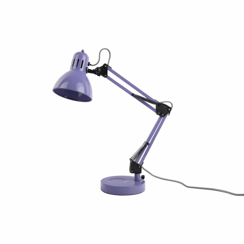 Lampe de Table fer violet Ø15cm