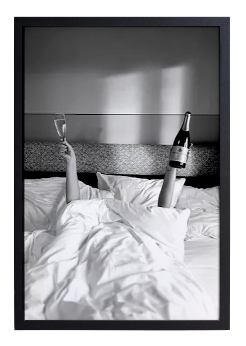 Tableau avec cadre noir 40x30 Réveil