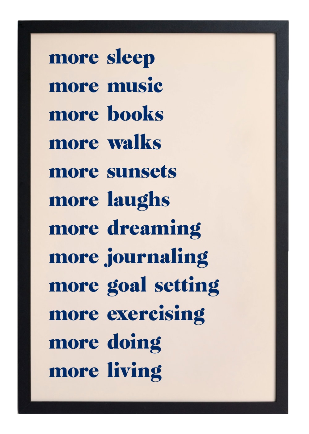 Tableau avec cadre noir 40x30 Plus