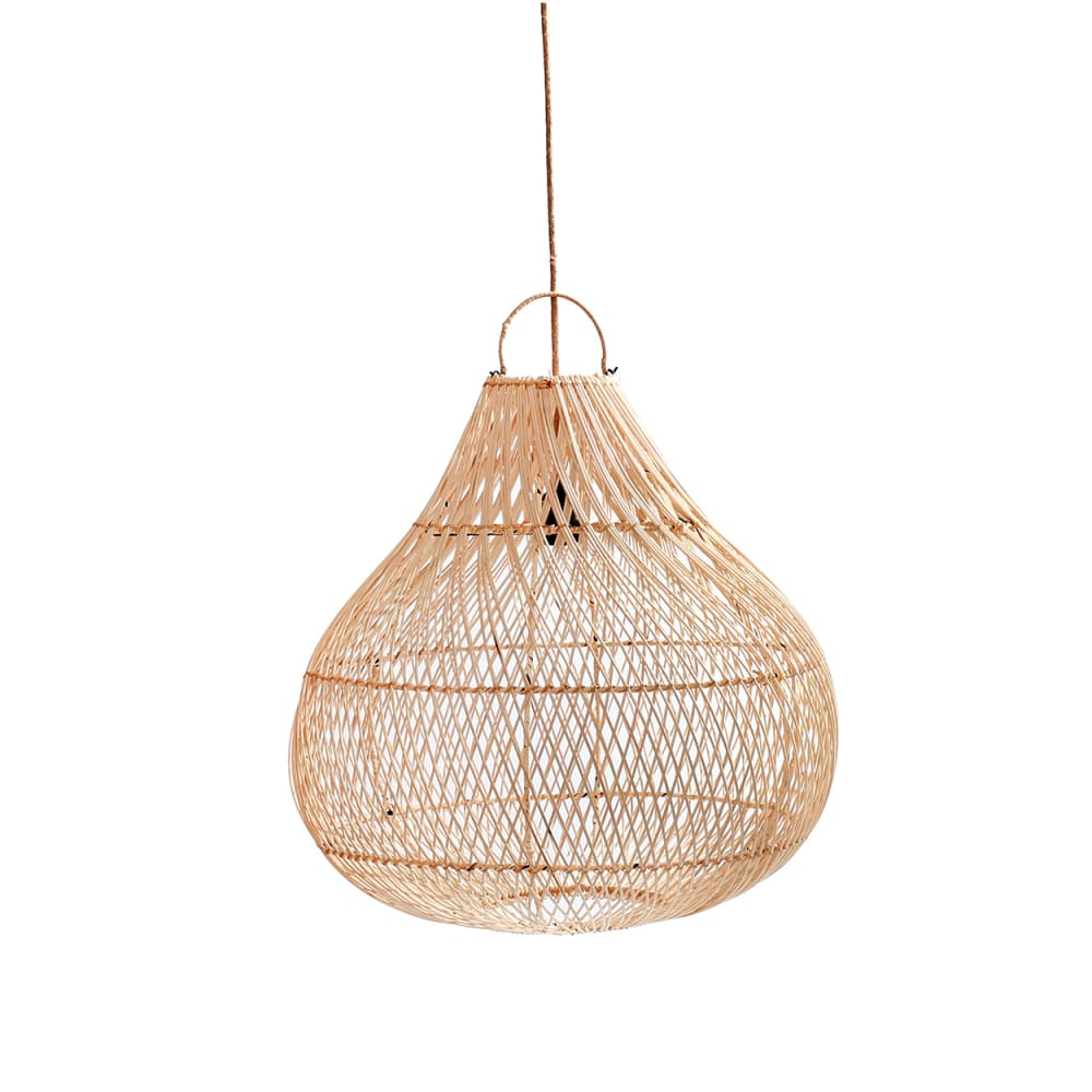Suspension Rotin Marron 50x50x50cm