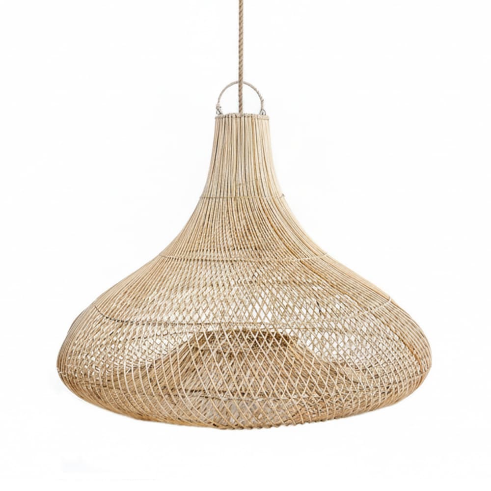 Suspension rotin marron 120x120x98cm