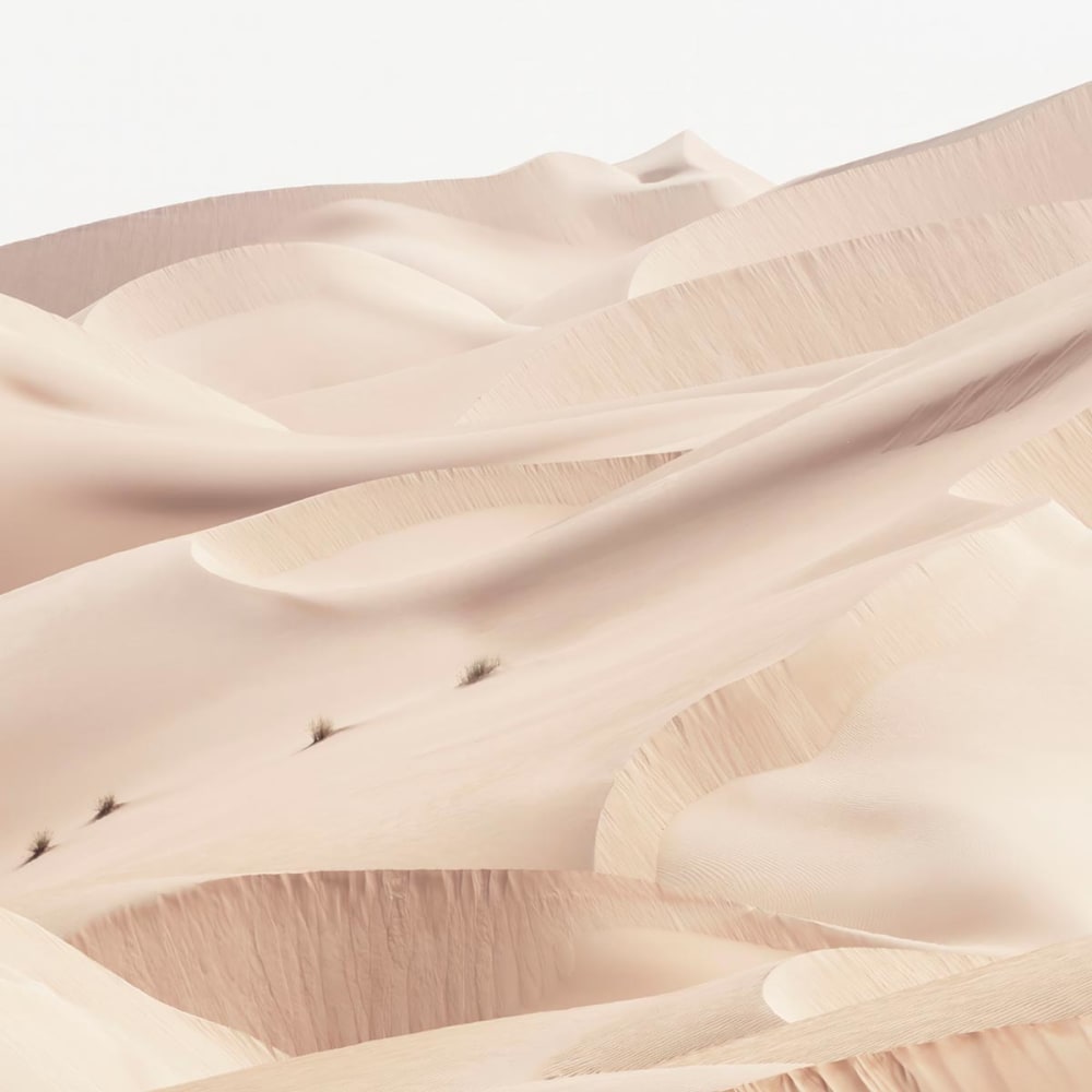 Papier peint panoramique dune de sable rose 364x270 cm — vue 4