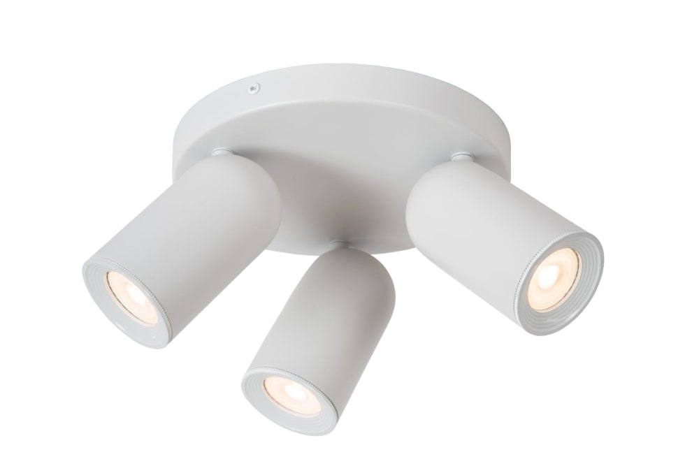 foco de techo de metal 3xgu10 mr16 blanco