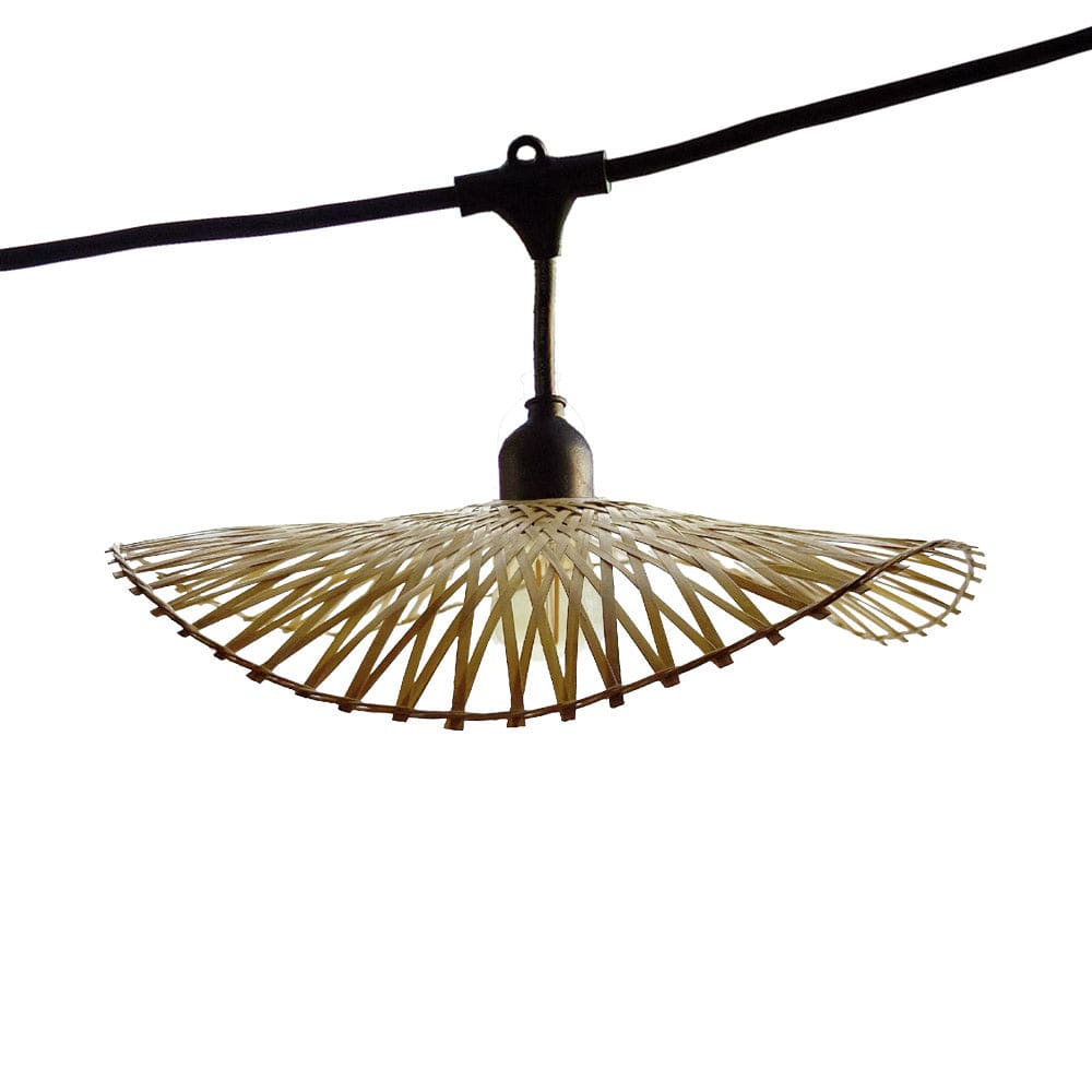 Guirlande connectable E27 Rotin Beige 6m