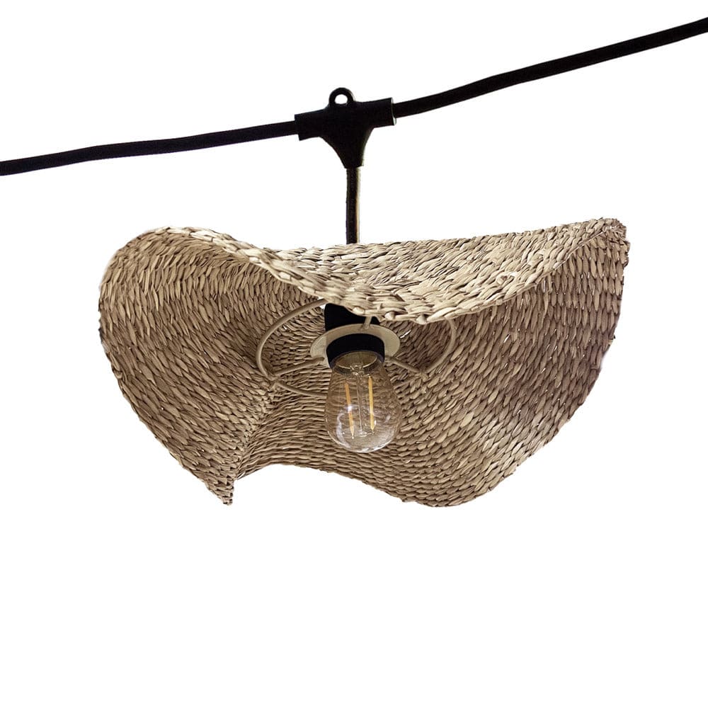 Guirlande lumineuse Herbe marine Beige 6m