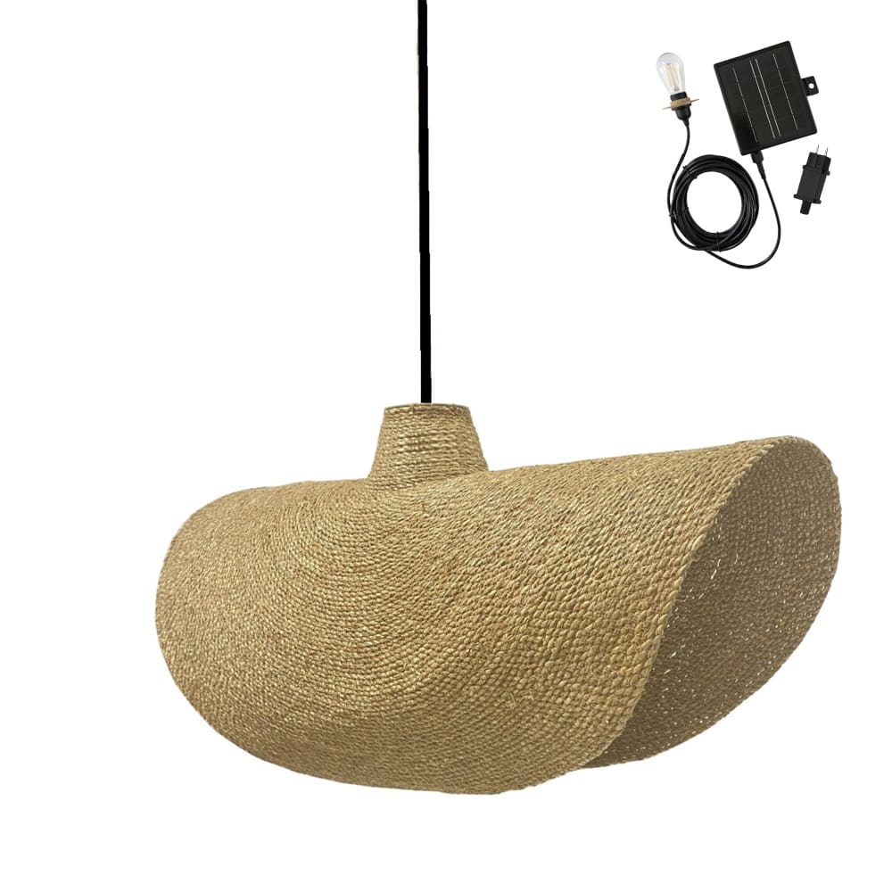 Suspension solaire Herbe marine Beige d93cm