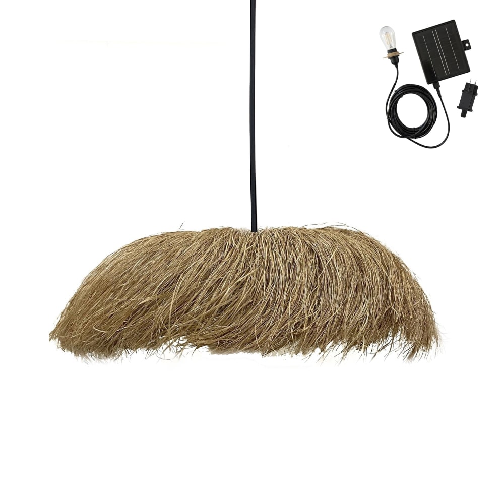 Suspension solaire Herbe marine Beige d75cm