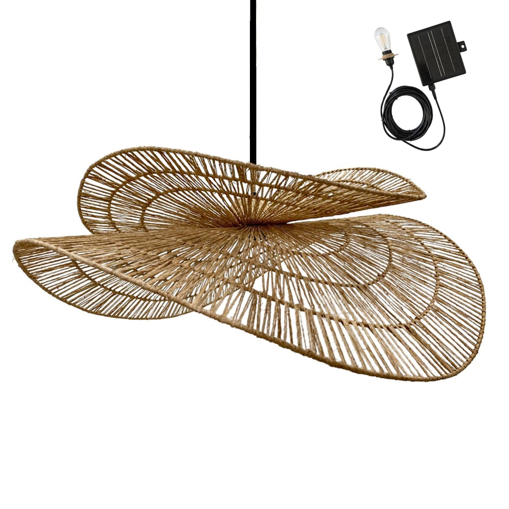 Suspension solaire jute beige d80cm - Maisons du Monde