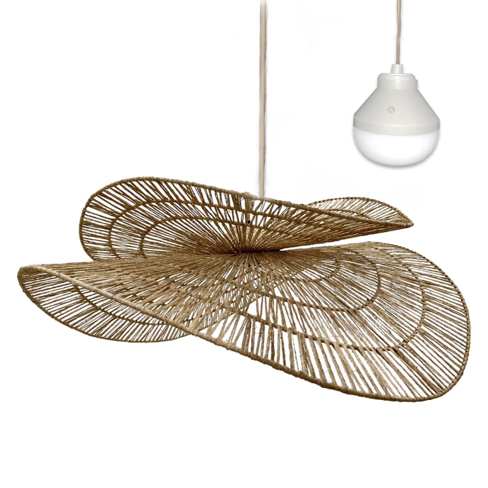 Suspension nomade Jute Bois H21CM