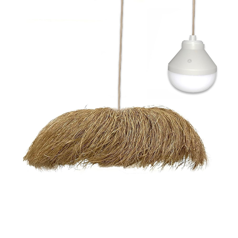 Suspension sans fil Herbe marine Beige d75cm