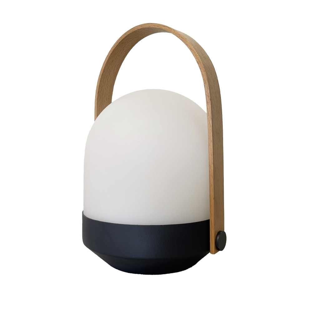 Lampe baladeuse sans fil bambou bois h27cm