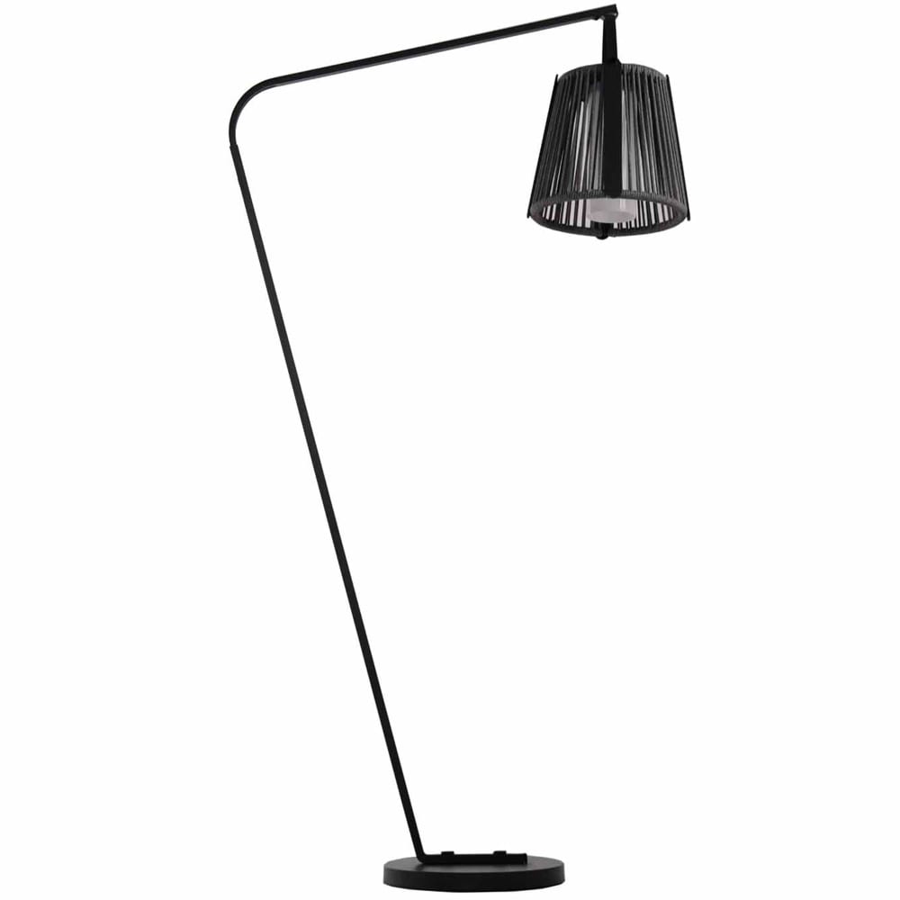 Lampadaire solaire Metal Gris H176cm