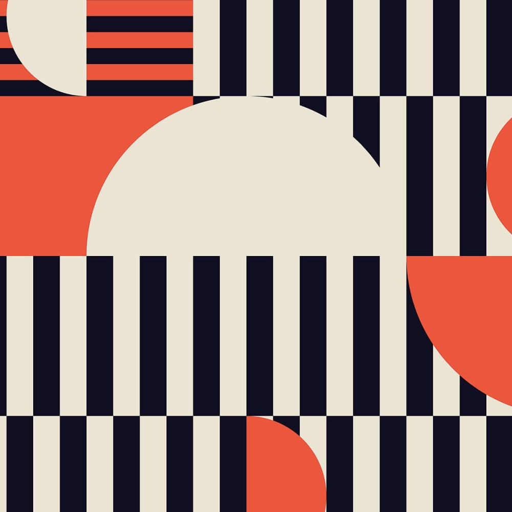 Papier peint graphiques multicolores 364x270cm — vue 4