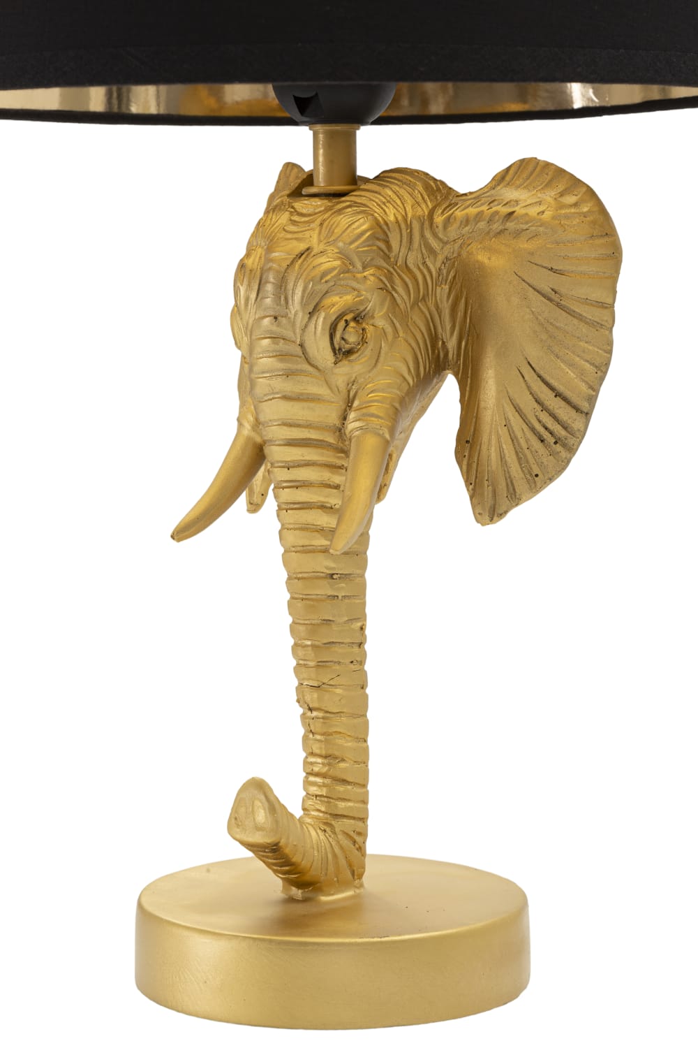 Lampe de table en résine dorée ø 25x43 cm — vue 4