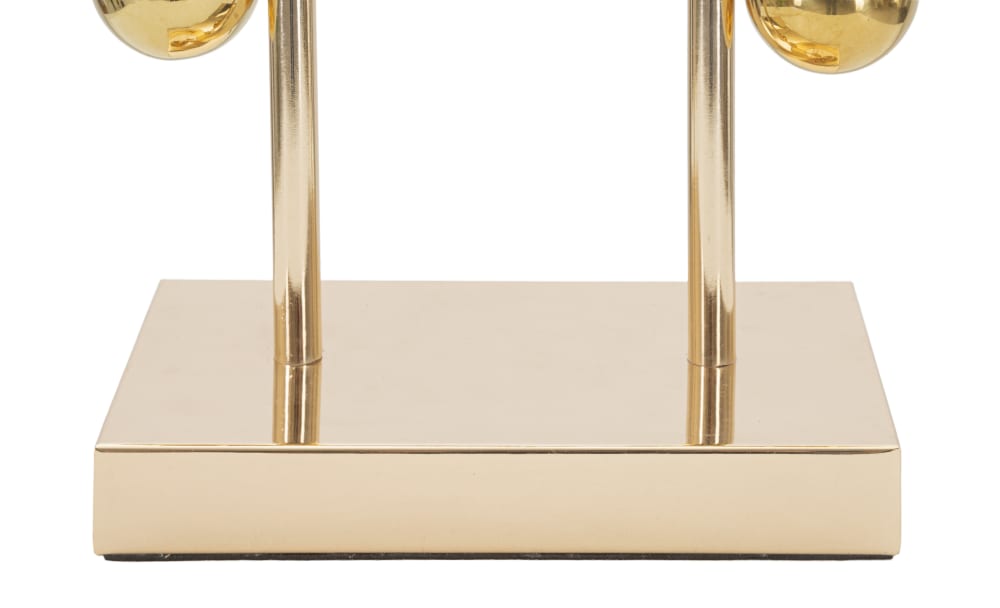 Lampe de table en métal doré ø 32,5x61 — vue 4