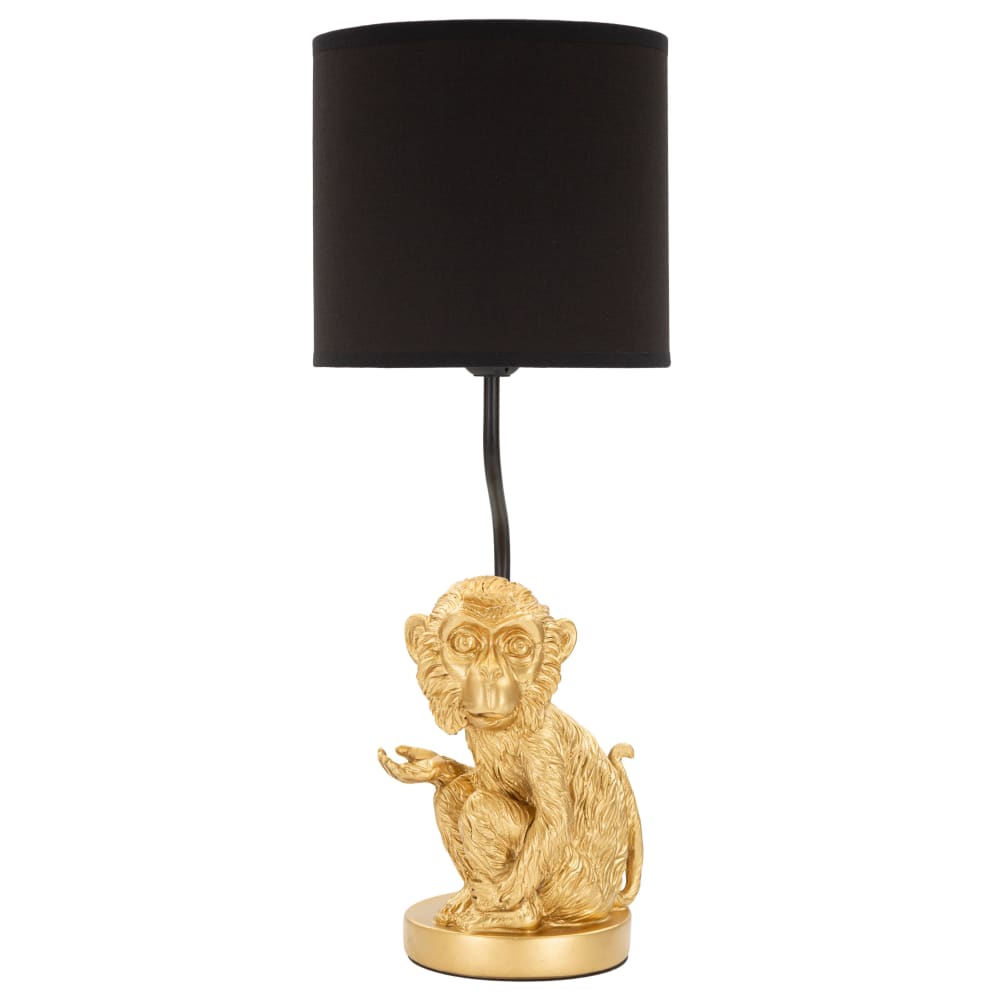 Lampe de table en résine dorée ø 20x51,5 cm