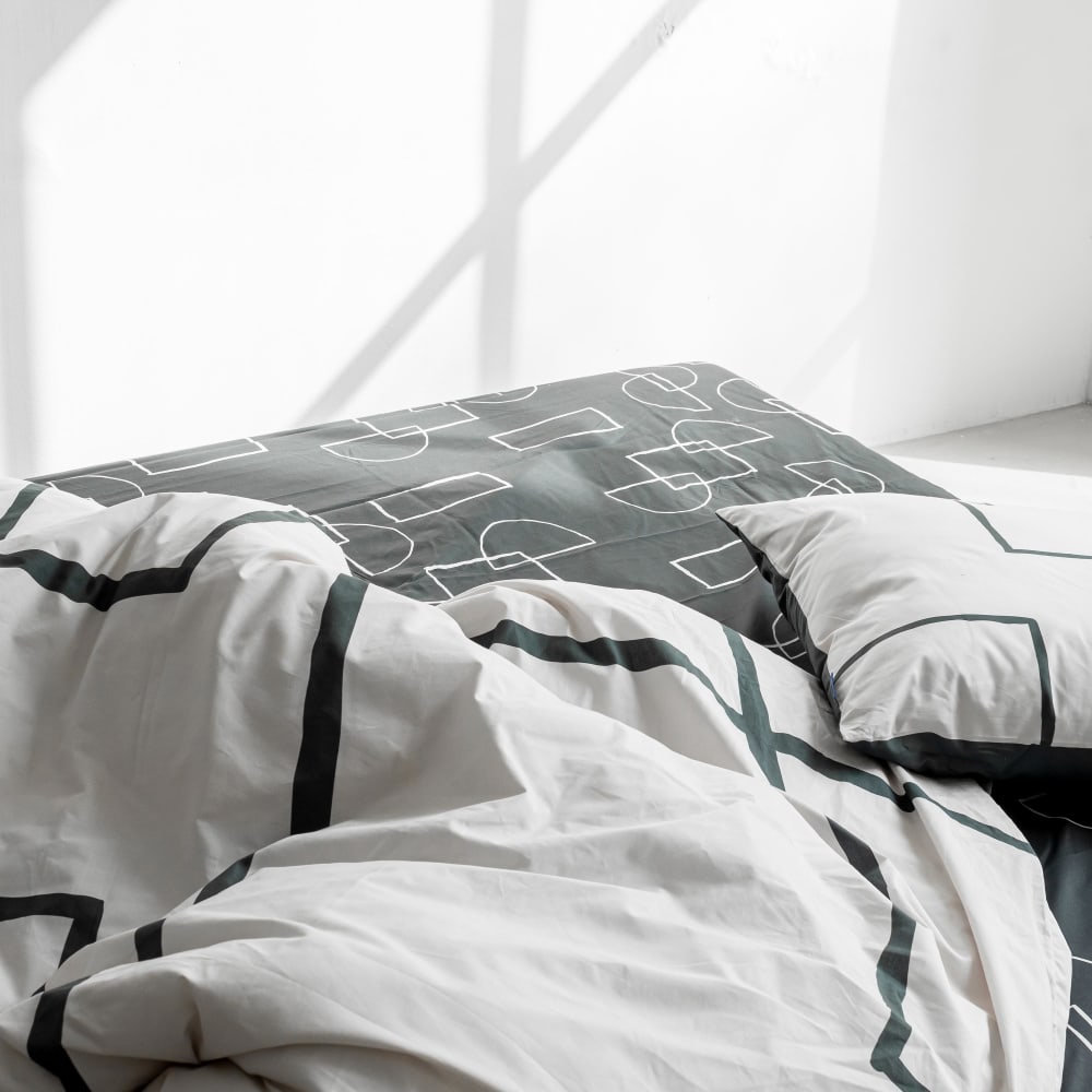 Housse de couette 100% coton multicolore 200x200 cm - Maisons du Monde