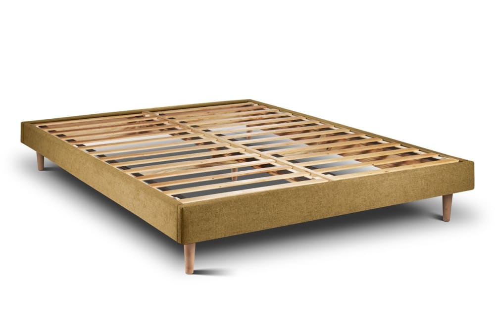Sommier kit tissu  jaune