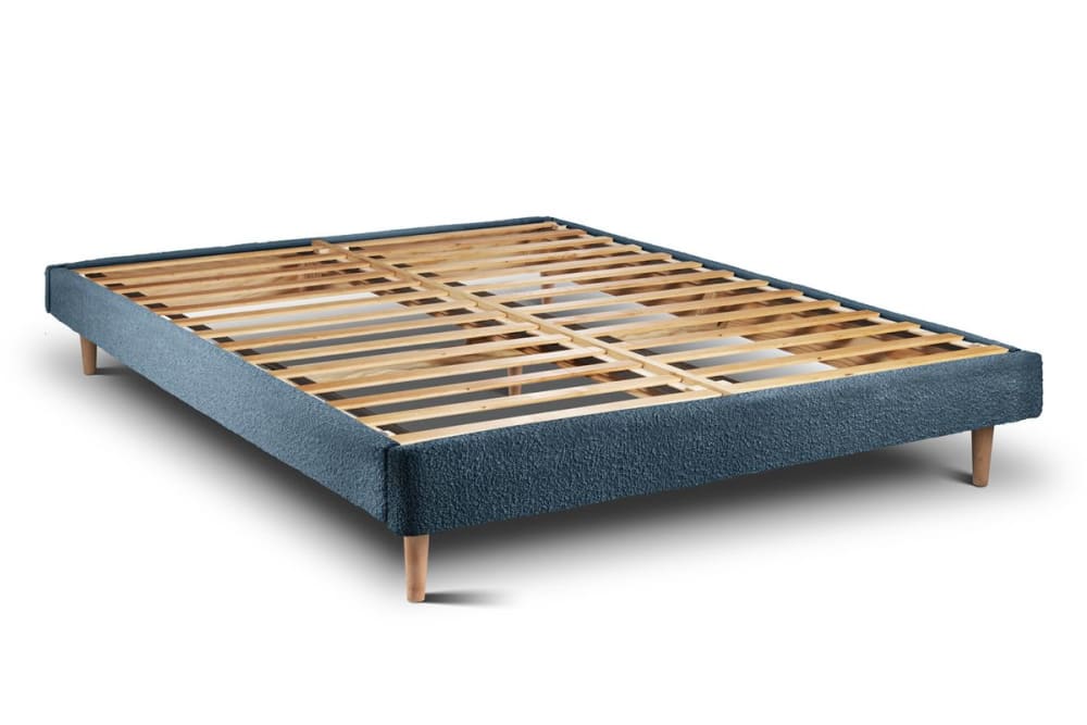 Sommier kit bouclette - bleu 200x200
