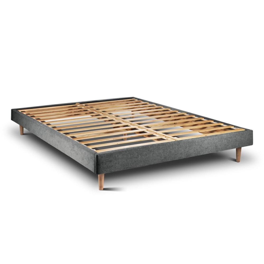 Sommeil de Plomb Lattenrost – Stoff – Im Bausatz - 140 x 200 cm style classic chic Grau Holz