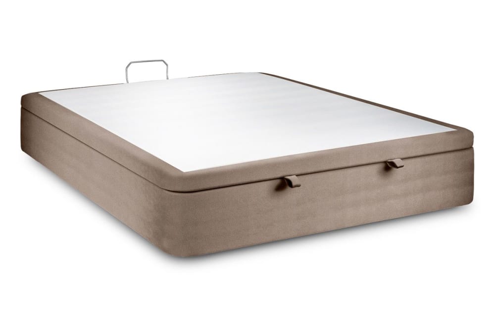 Sommier coffre velours
