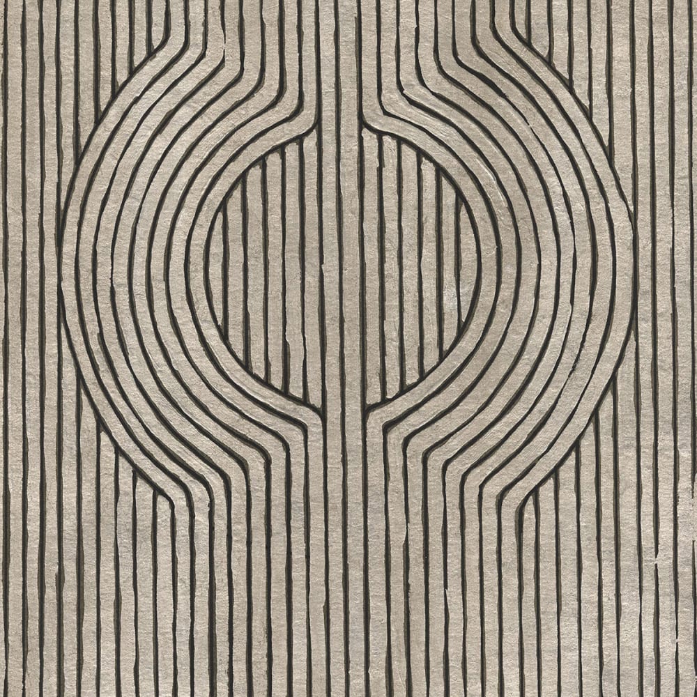 Papier peint graphique bois de cedre 208x270 cm — vue 4