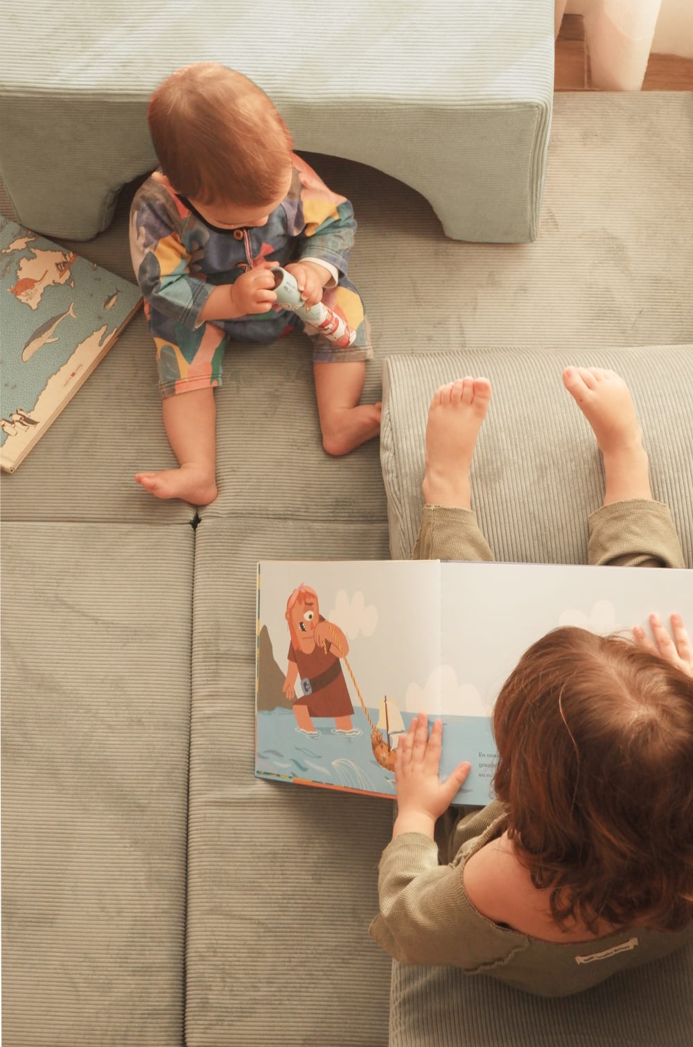 Tatami pliable style Montessori en turquoise - Maisons du Monde