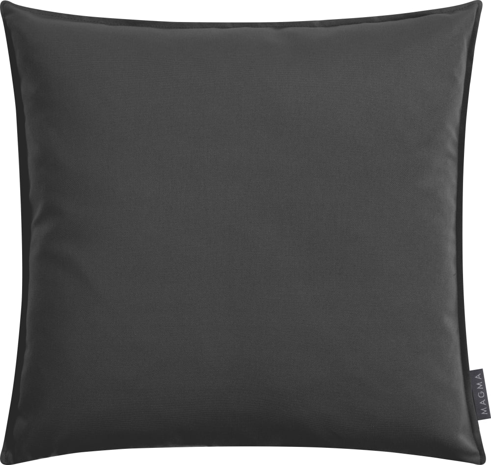 Housses de coussin avec volant piqué anthracite-lot de 2-50x50 - Maisons du Monde