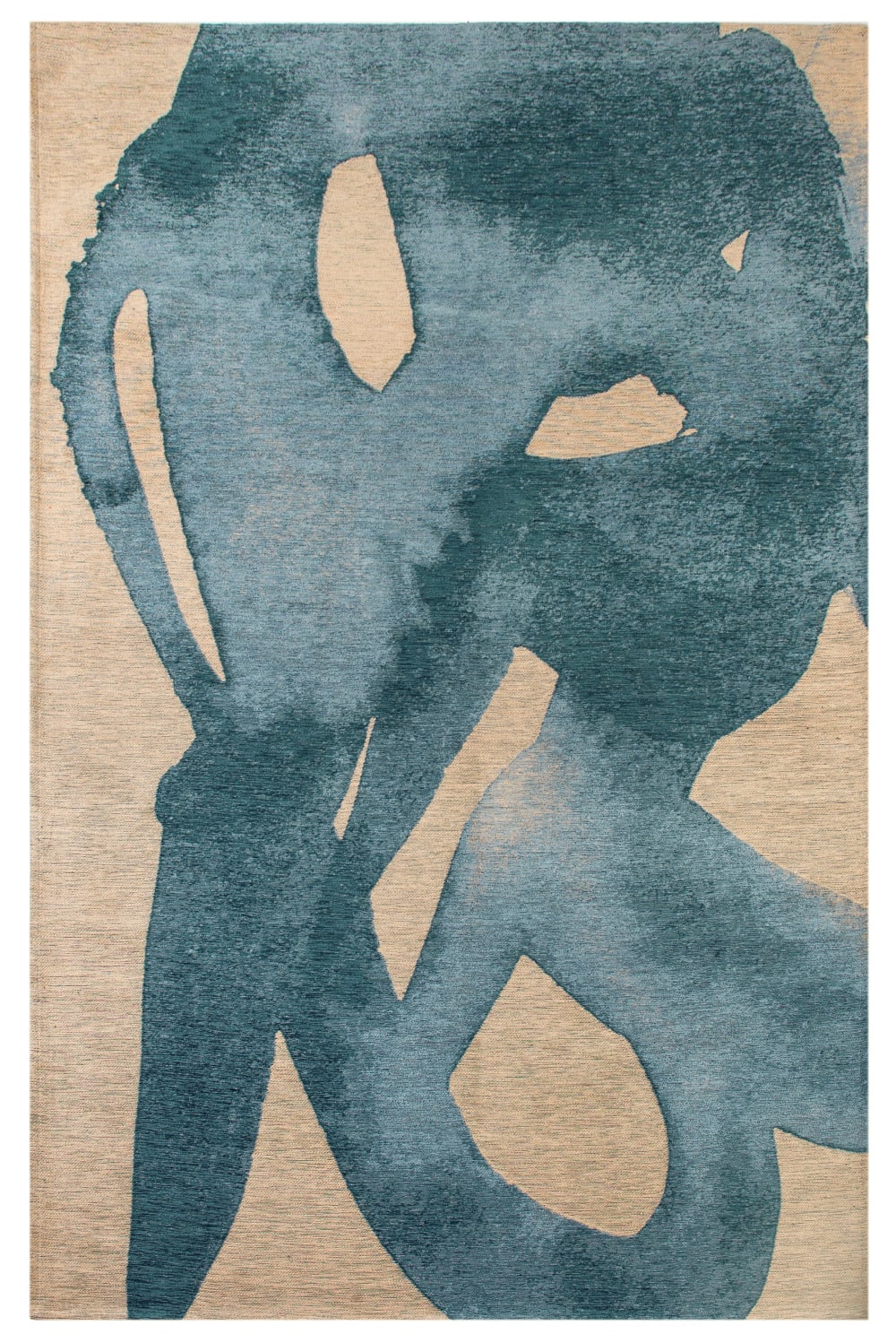 Tapis salon et chambre moderne tissé plat 170x240 cm Bleu