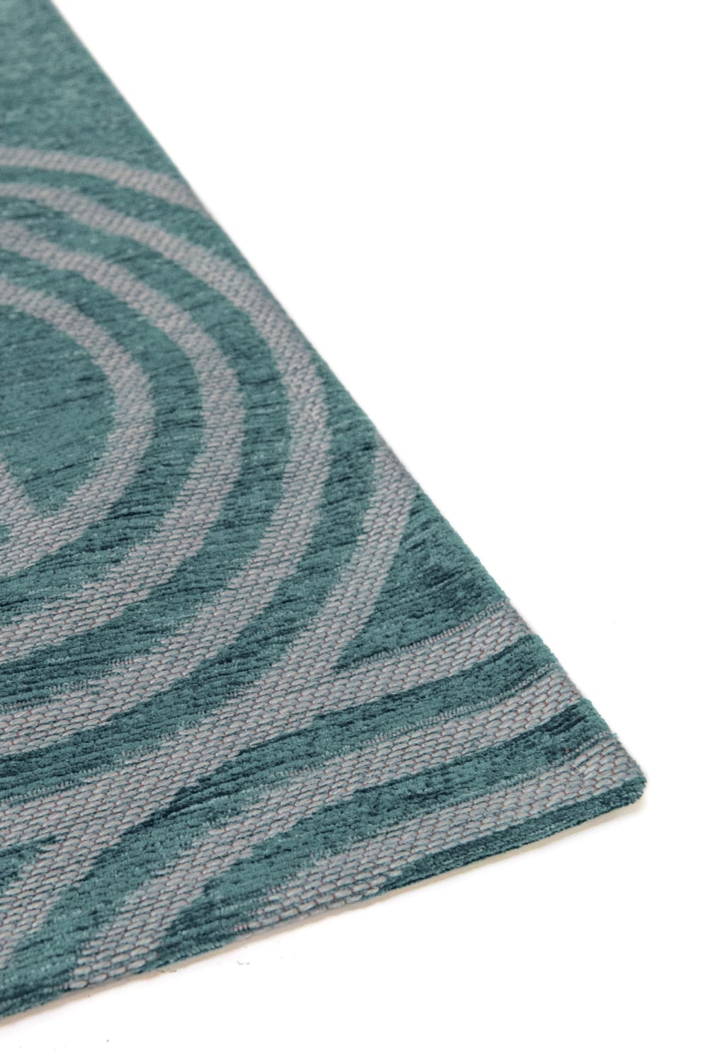 Tapis de salon moderne tissé plat bleu ciel 80x150 cm — vue 4