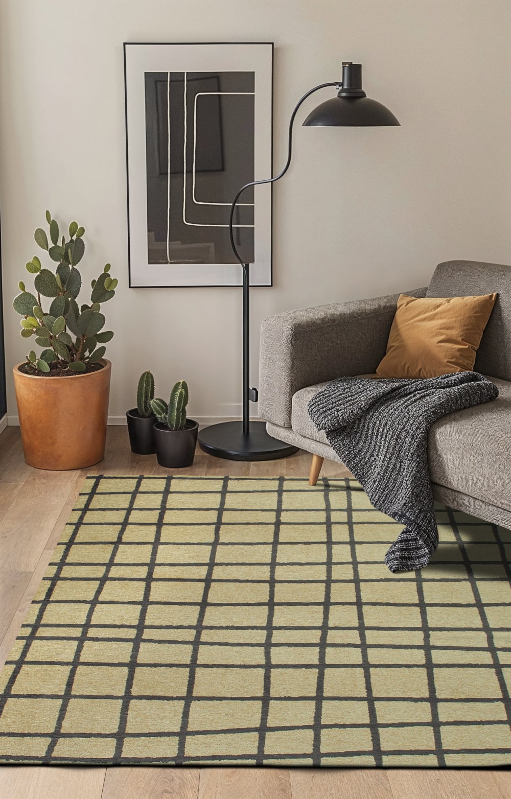 Novatrend Wohnzimmer- und Schlafzimmerteppich modern flachgewebt VERO style modern Schwarz Öko-Tex Zertifikat Pes - Polyester