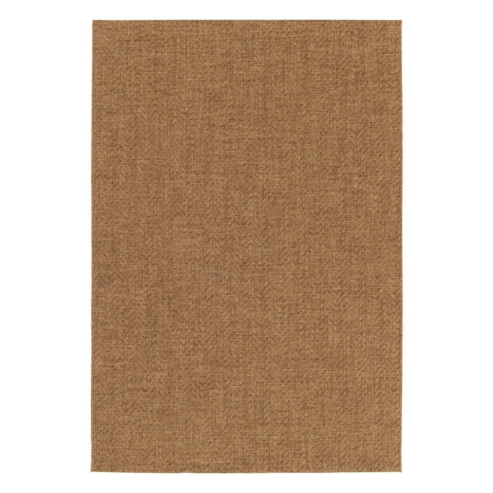 Tapis intérieur/extérieur effet jute foncé 120x170cm