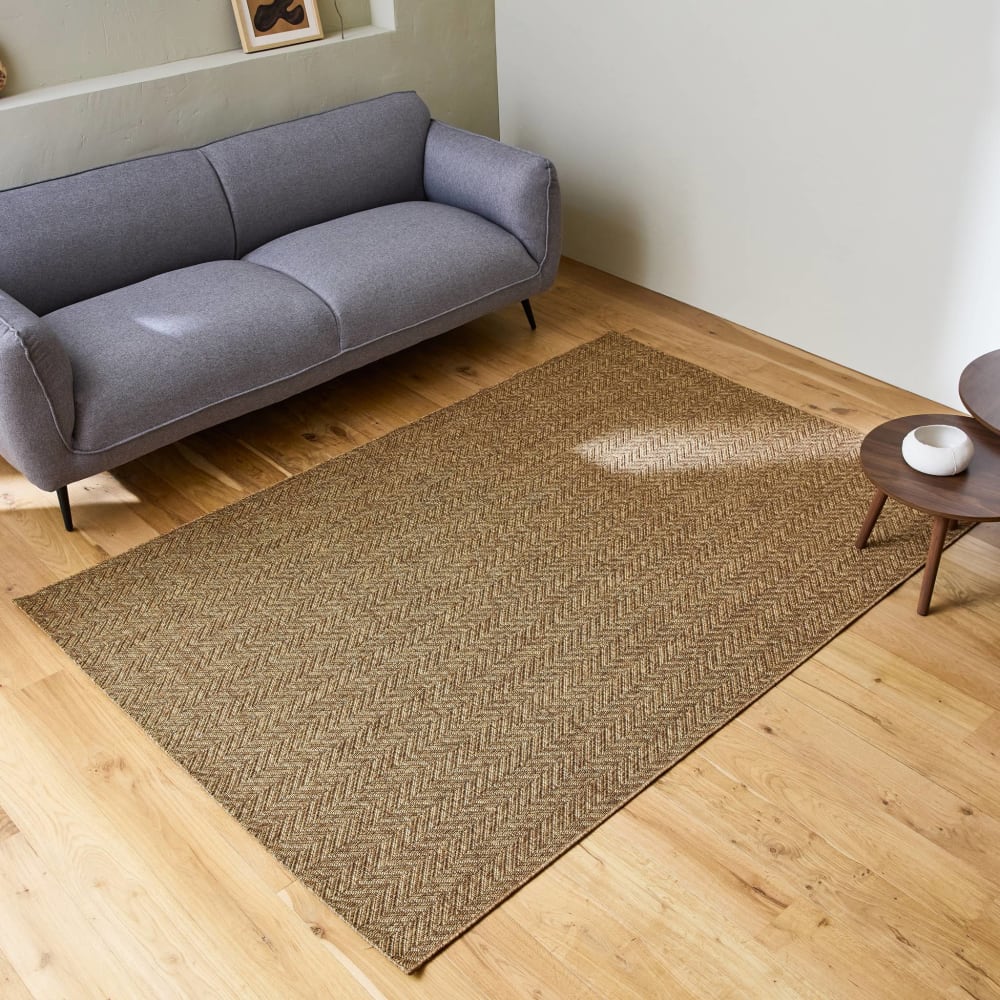 Tapis intérieur/extérieur effet jute foncé 120x170cm - Maisons du Monde
