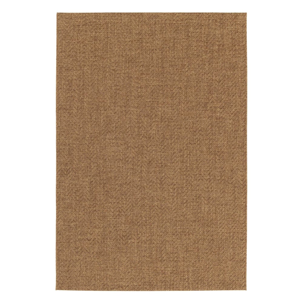 Tapis intérieur/extérieur effet jute foncé 160x230cm