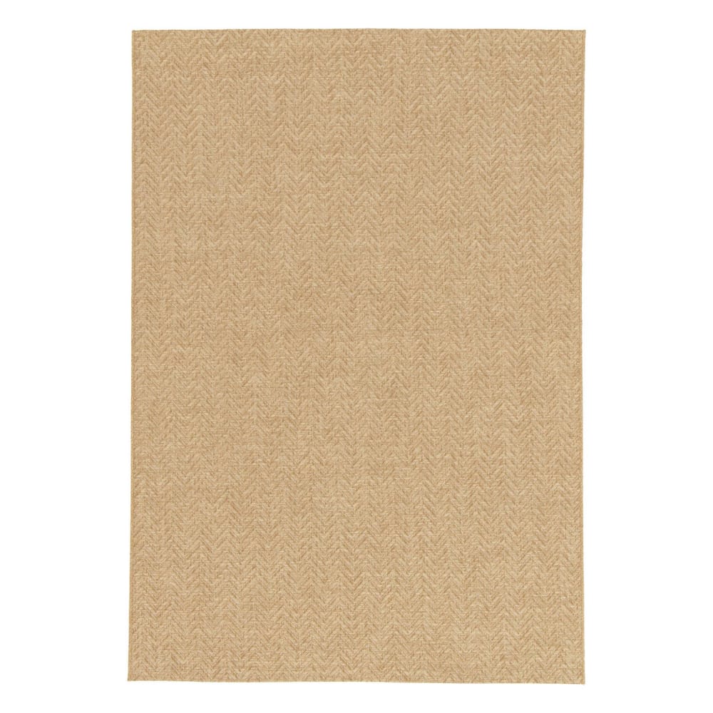 Tapis intérieur/extérieur effet jute clair 120x170cm