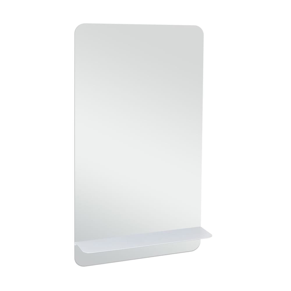 Miroir rectangulaire 40 x 70 cm  avec tablette en métal - Maisons du Monde
