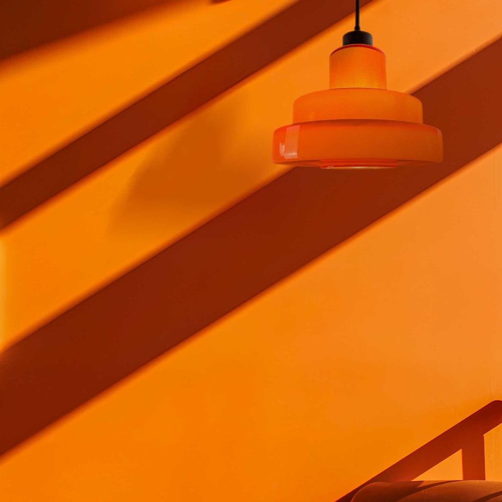 Suspension en verre - équipement coupelle métal — vue 3