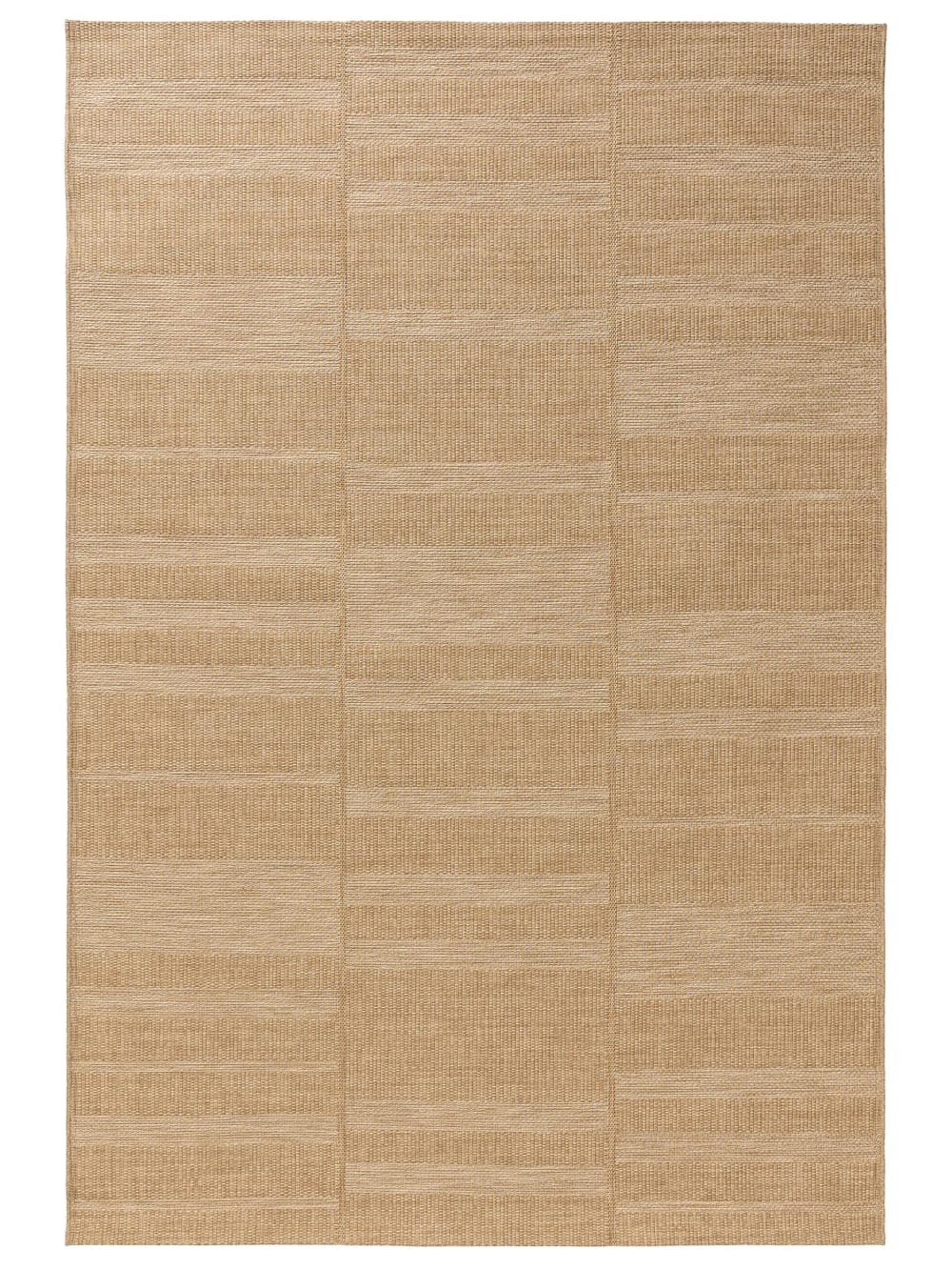 Benuta In- & Outdoor-Teppich hellbraun 120x170 style modern - Pvc - Polyvinlychlorid