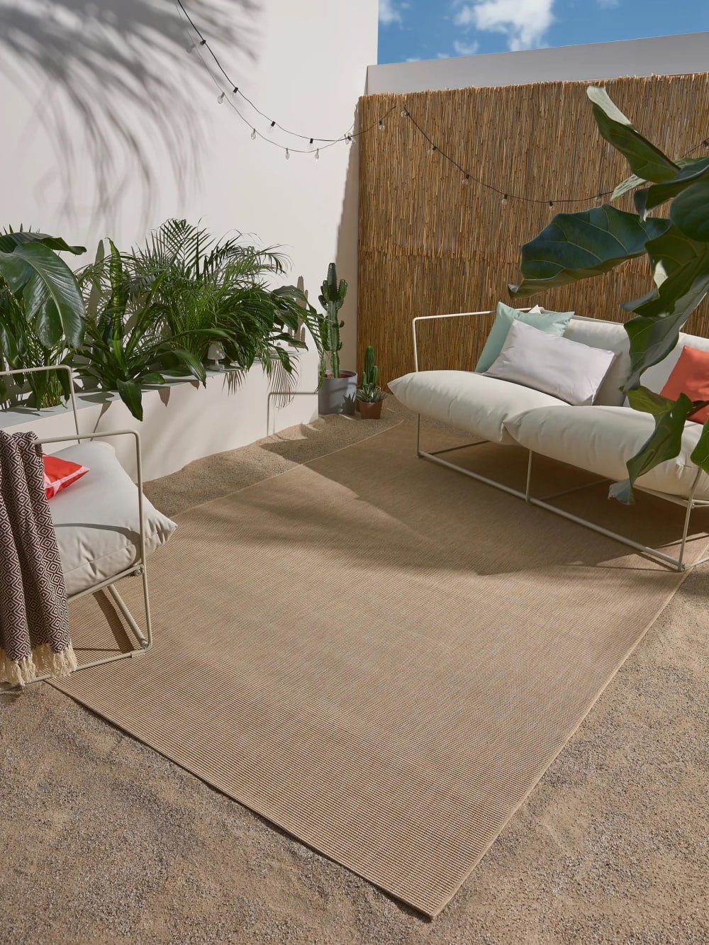 In- & Outdoor-Teppich beige 240x340 - Maisons Du Monde