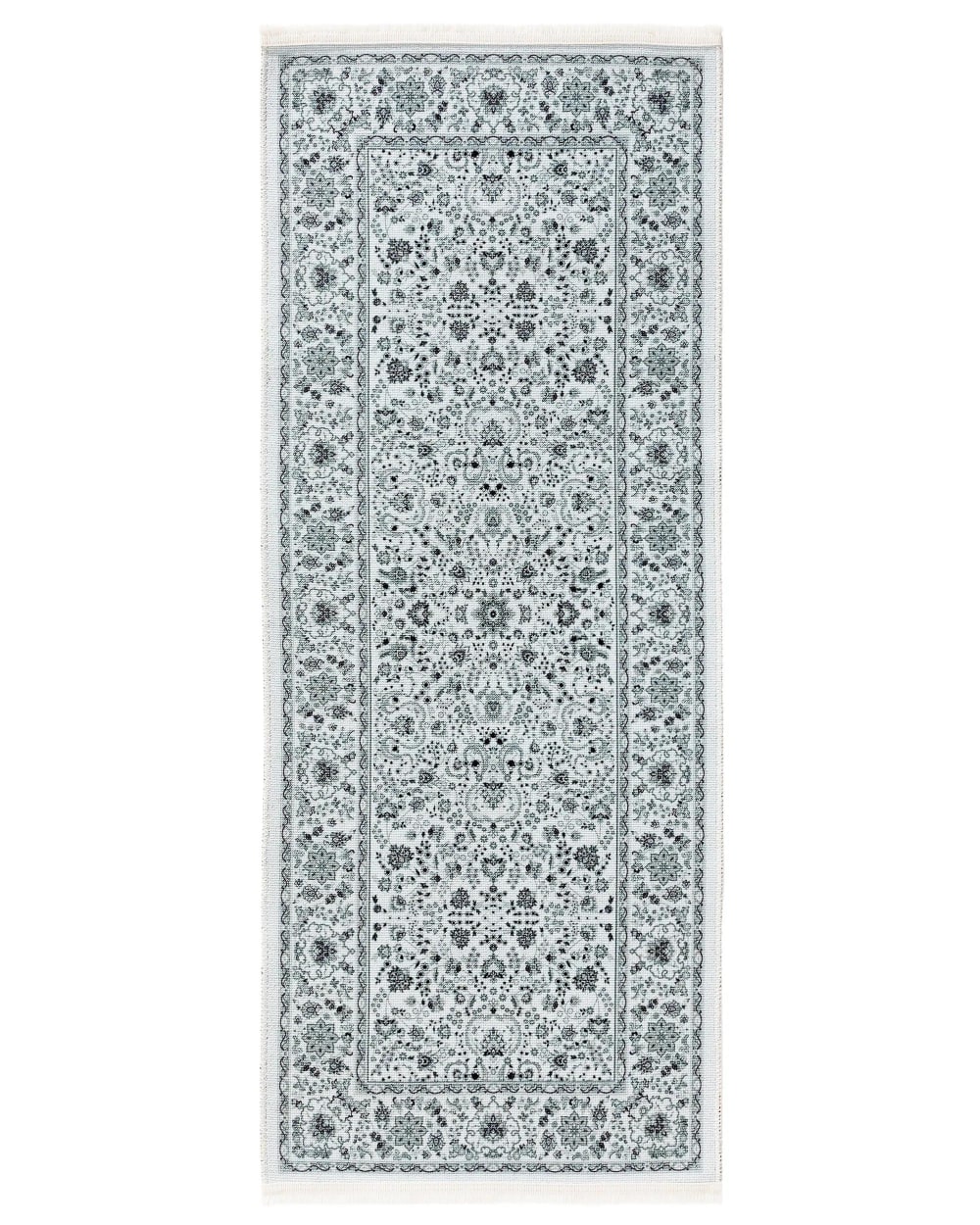 Tapis de couloir menthe