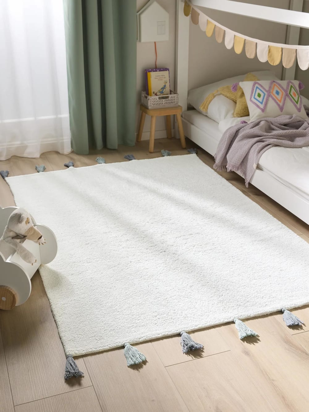 Waschbarer Kinderteppich blau 120x170 - Maisons Du Monde
