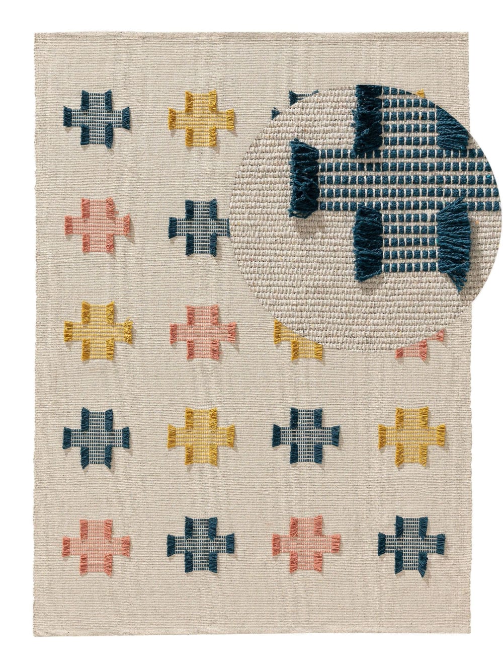 Tapis enfant multicouleur 80x120