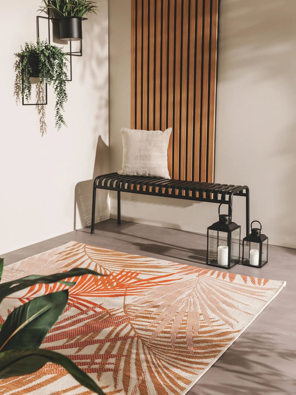 Tapis d'extérieur & intérieur orange 300x400 - Maisons du Monde