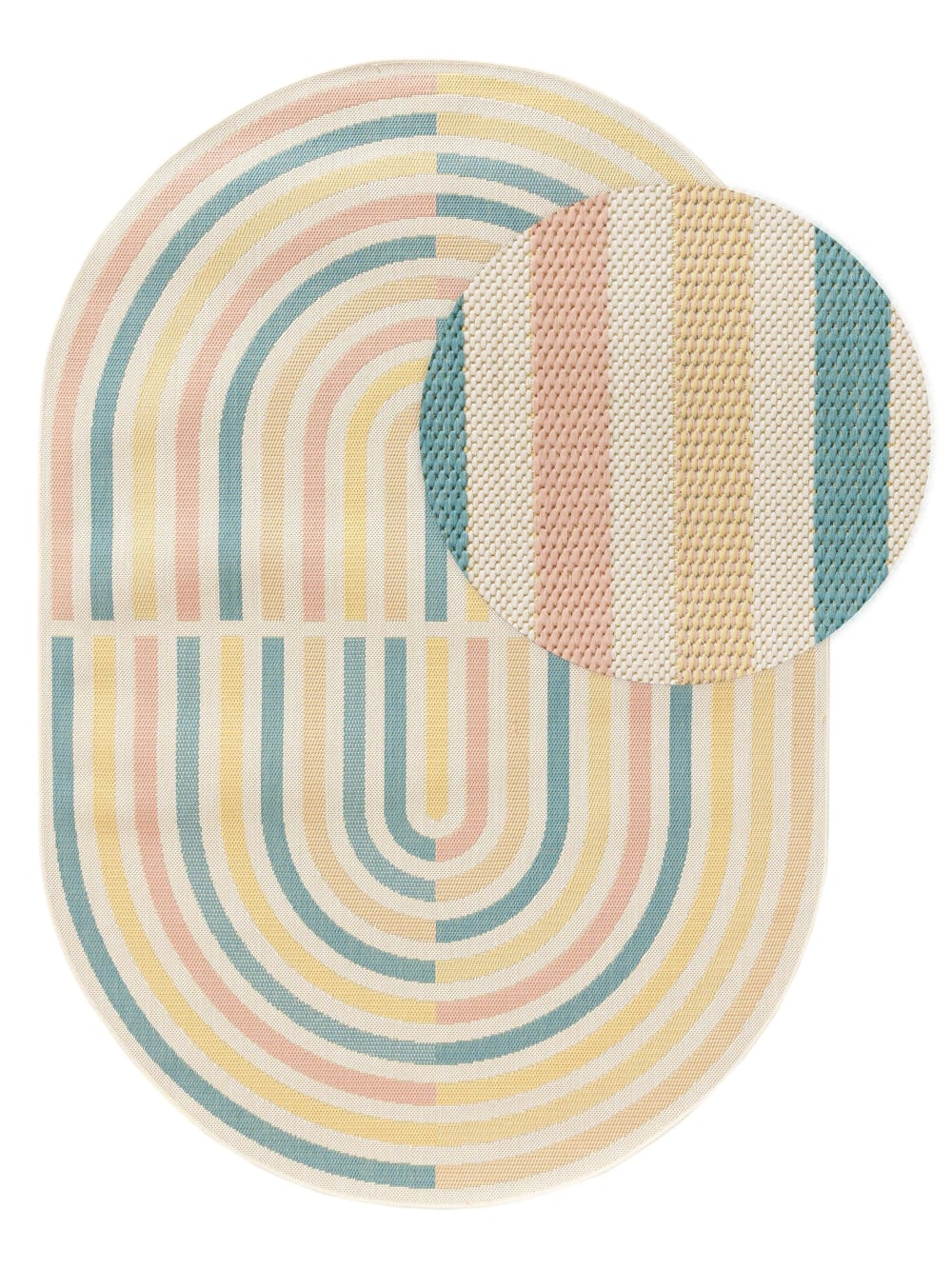 Tapis d'extérieur & intérieur multicouleur 160x229