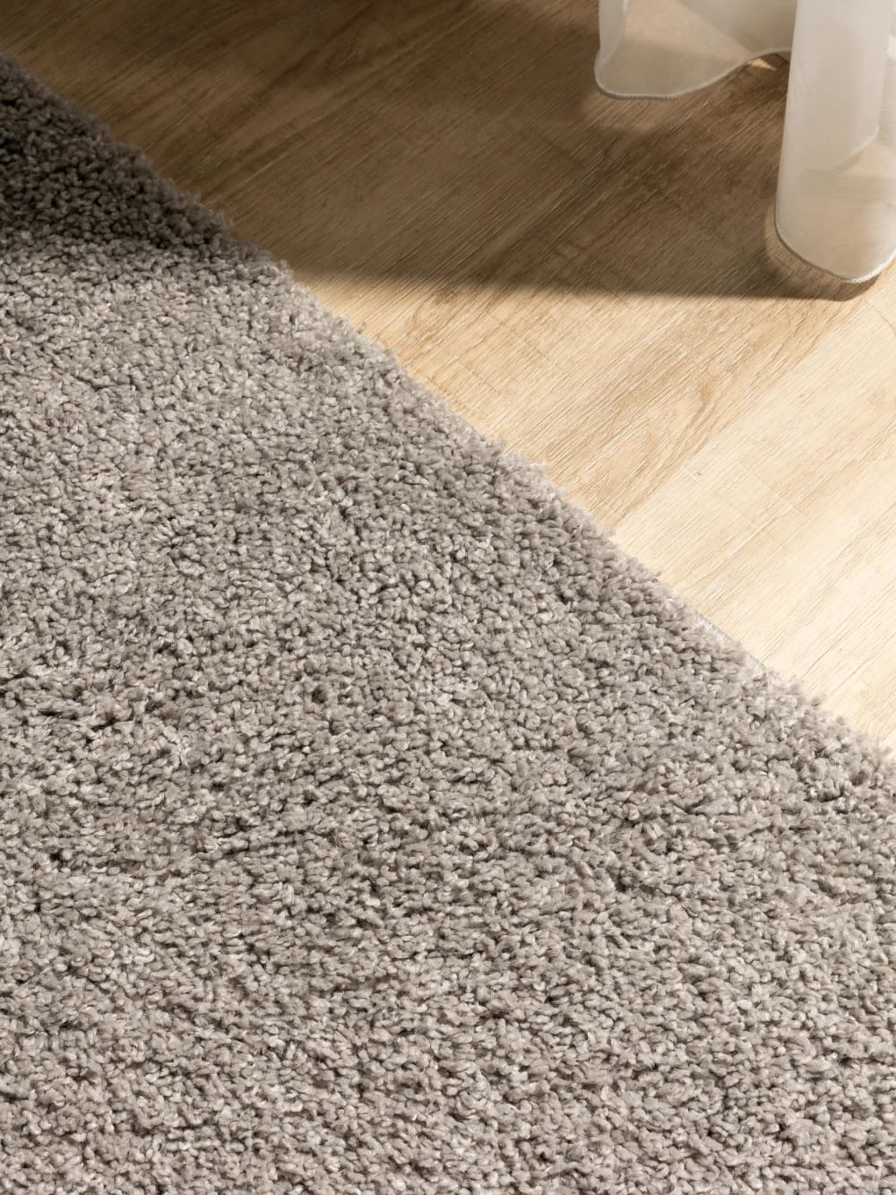 Tapis à poils longs gris clair 200x290 — vue 4