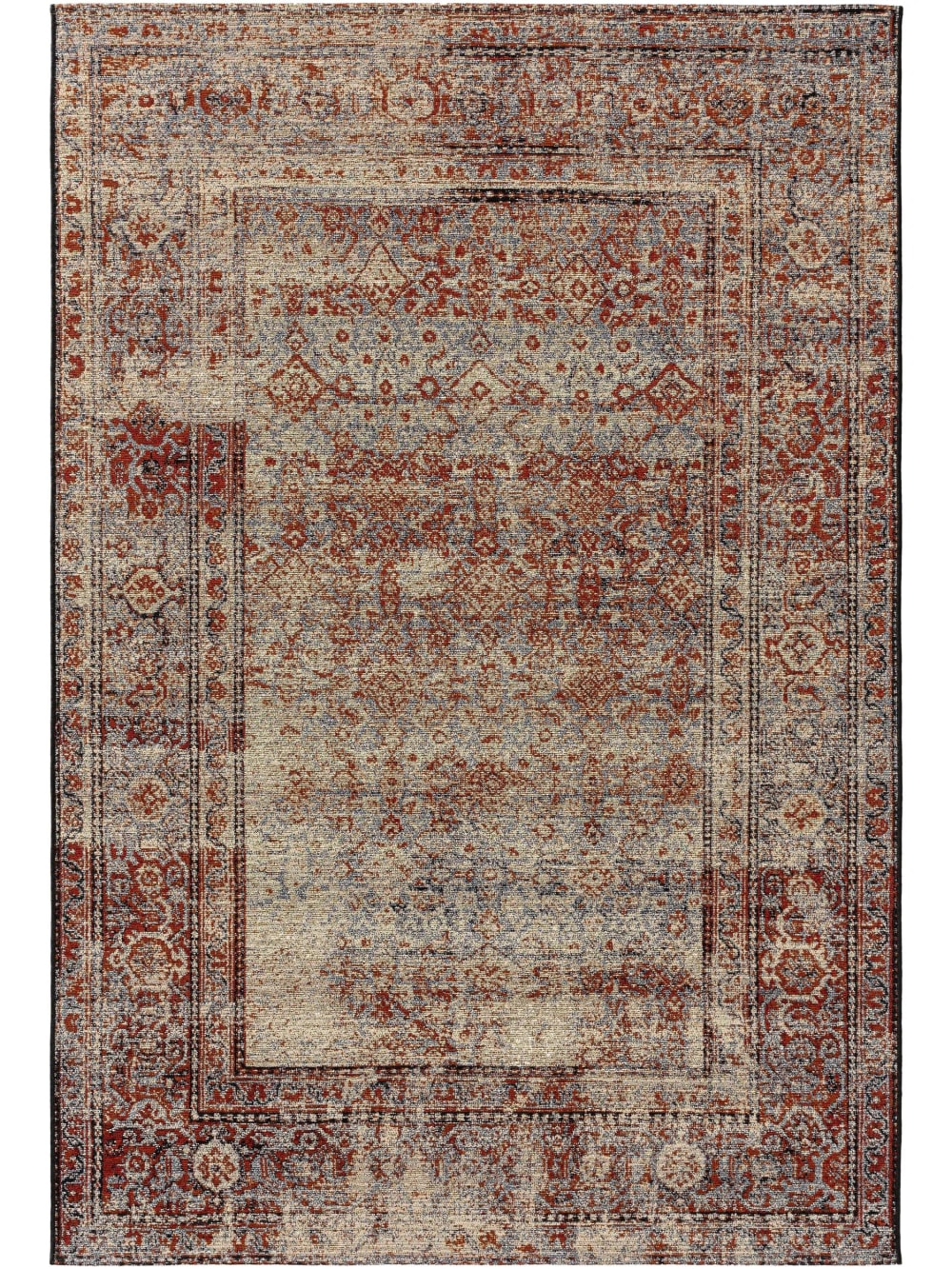 Benuta In- & Outdoor-Teppich multicolor 200x285 style seaside Mehrfarbig Pvc - Polyvinlychlorid