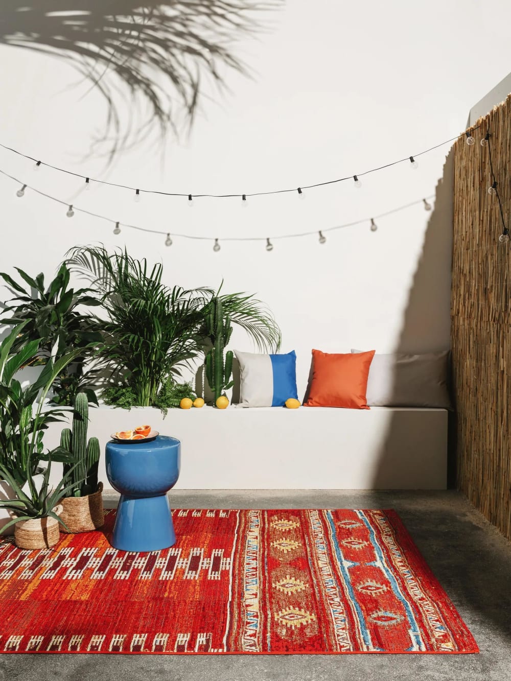 Tapis d'extérieur & intérieur multicouleur 200x285 - Maisons du Monde