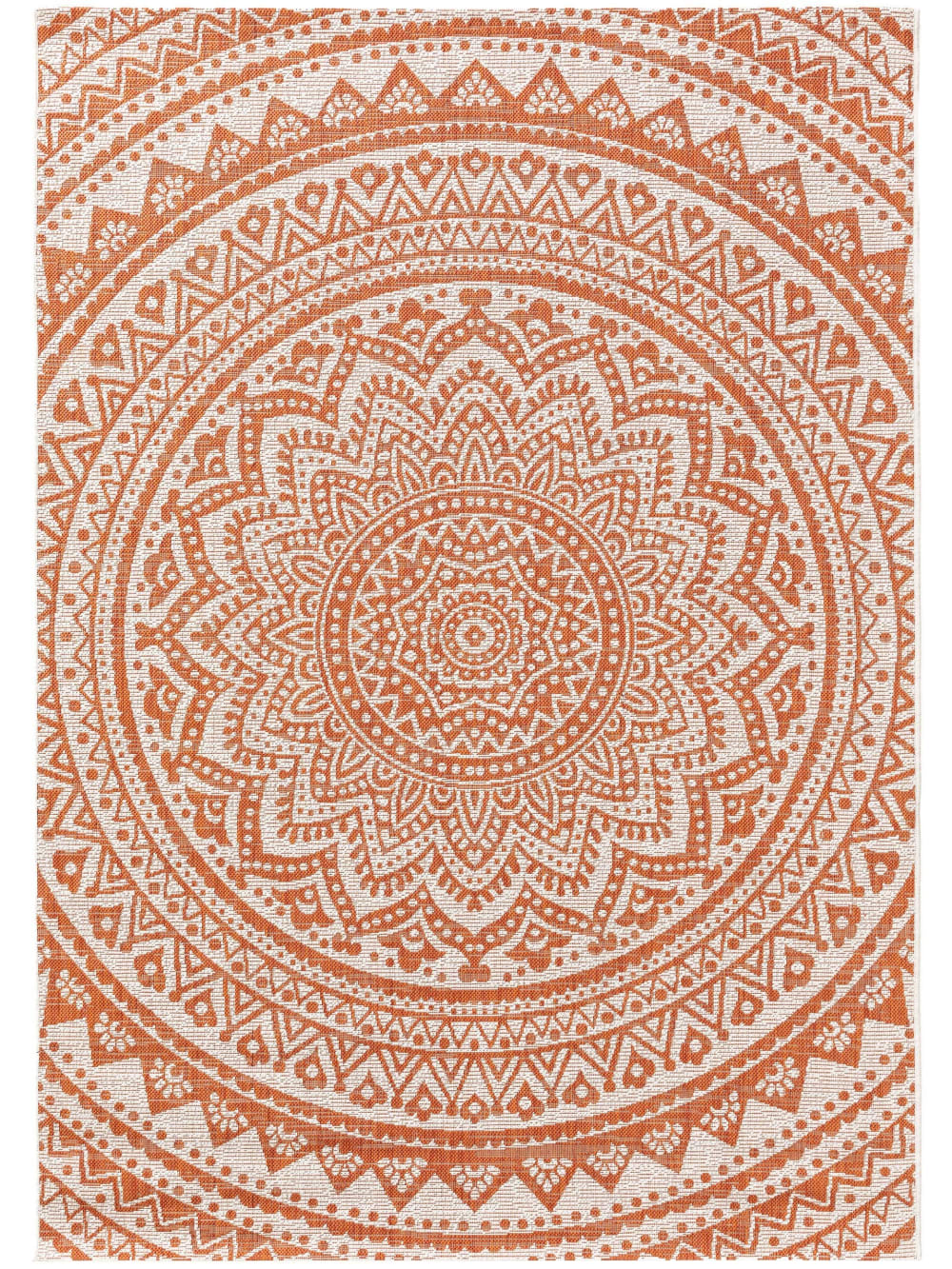 Tapis d'extérieur & intérieur orange 160x230