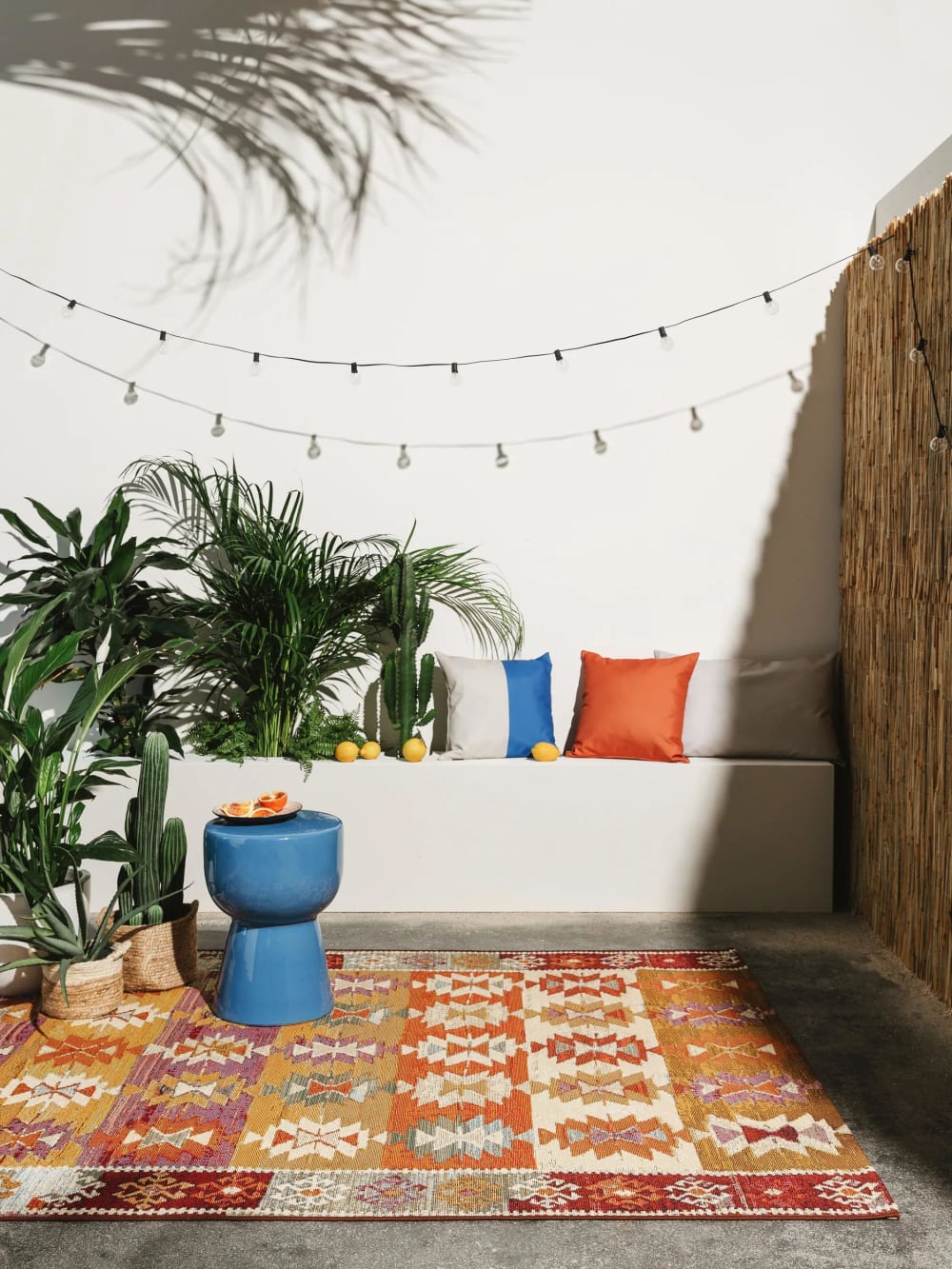 Tapis d'extérieur & intérieur multicouleur 200x285 - Maisons du Monde