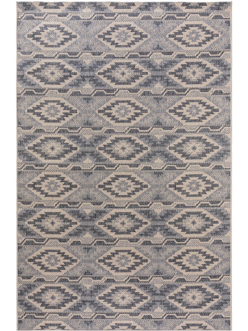 Tapis d'extérieur & intérieur bleu 160x230